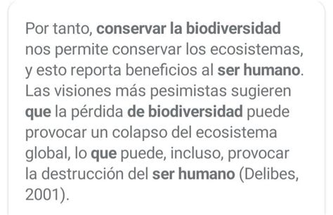 por qué es importante cuidar la biodiversidad Brainly lat