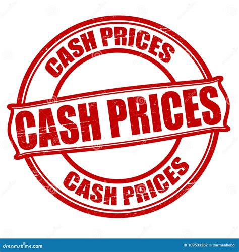 Cash Prices Stock Illustration Illustration Of Cash 109533262