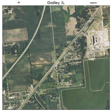 Aerial Photography Map Of Godley Il Illinois