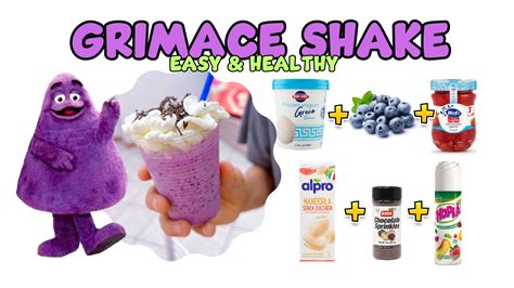 Grimace Shake Versione Sana Una Merenda Divertente E Salutare