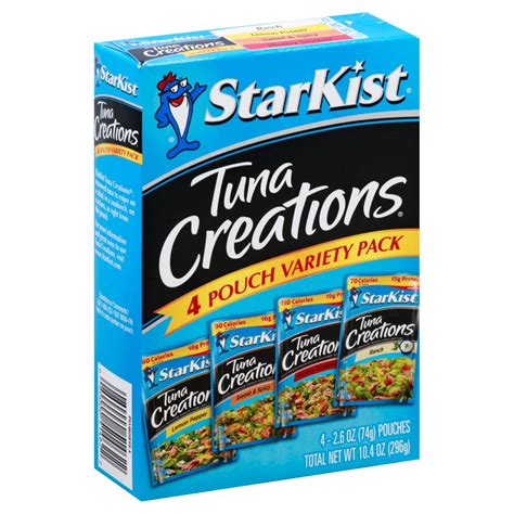 Starkist Tuna Creations 4 Pouch Variety Pack Shop Seafood At H E B