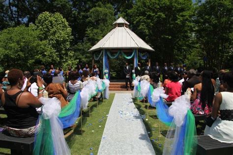 Smyrna Community Center Gazebo. Peacock Theme Wedding | Rainbow wedding ...