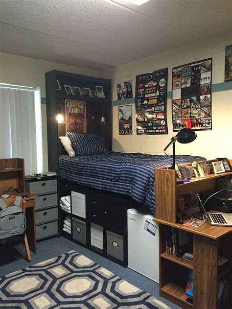 45 Admirable Dorm Room Space Saving Storage Ideas Dorm Room