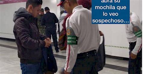 La Dosis Implementar N Operativo Para Revisar Mochilas En El Metro