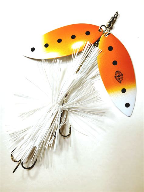 Big Willy Flashabou Double10 Willow Muskiepike Bucktail Sasquatch