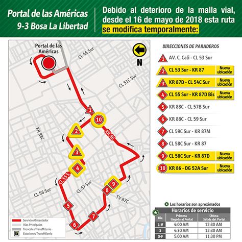 Ruta Alimentadora 9 3 Bosa La Libertad Temporalmente Modifica Su Recorrido