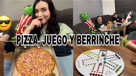 JUEGO BERRINCHE Y PIZZA CONVIVIÓ CON LA FAMILIA YouTube