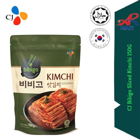 Halal Cj Bibigo Sliced Kimchi 150g Exp 112024 Shopee Malaysia