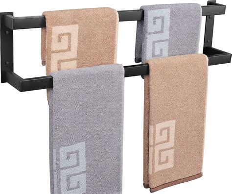 Amazon NearMoon Bathroom Towel Bar Towel Rod Holder Square Shelf