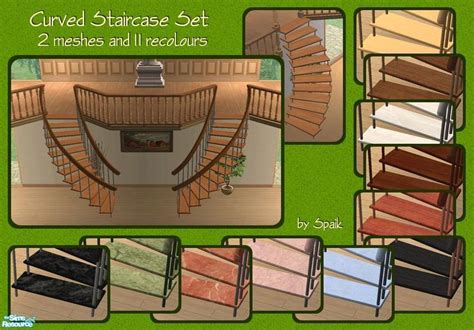 Curved Staircase Set