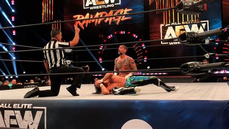 Fancam CM Punk Vs Matt Sydal AEW Rampage Live Miami FL 10 15 21 YouTube