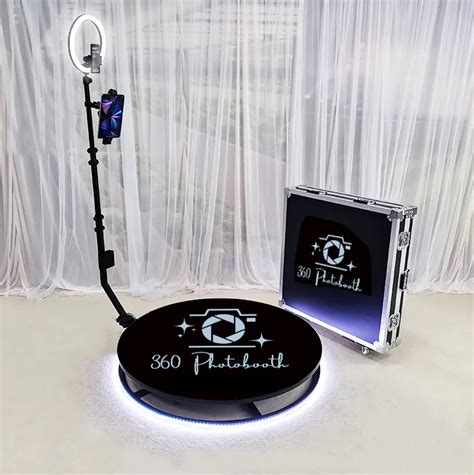 360 Photo Booth Machine With Optional Photo Booth Enclosure