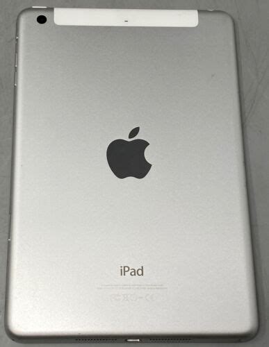 Apple IPad Mini 3 A1600 16GB Cell Wi Fi Silver FAIR EBay