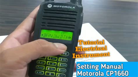 Cara Setting Manual Ht Motorola Cp Menambah Channel Dan Nama