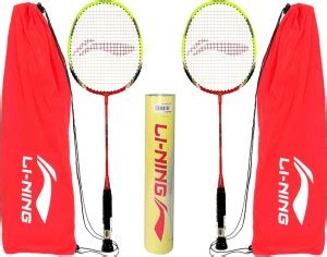 Li Ning Badminton Full Set Xp Strung Badminton Racquet Set Of