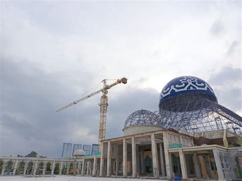 Revitalisasi Masjid Agung Batam Center Progresnya Sudah Persen