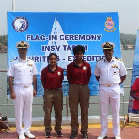 All Female Crew On INSV Tarini Returns To Goa After Two Months Expedition