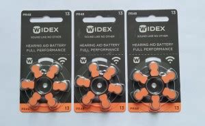 Widex Hearing Aid Batteries Size Pack Of Strip Mercury Free