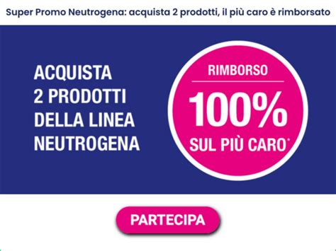 Neutrogena Vi Rimborsa Coupon E Cashback Soldissimi It