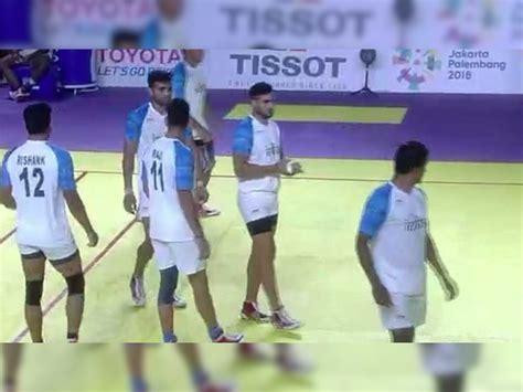 Indian Mens Kabaddi Team Defeats From South Korea In Asian Games 2018