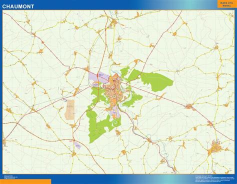 Mappa Chaumont Francia Mappe Mondo Netmaps