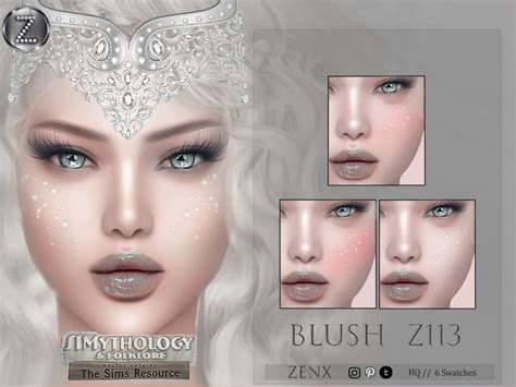 The Sims Resource Zenx Simythology Folklore Blush Z Hq