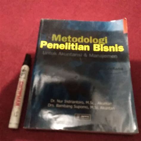 Jual Buku Metodologi Penelitian Bisnis Untuk Akuntansi Dan Manajemen