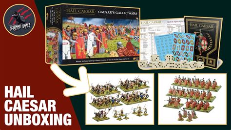 Hail Caesar Caesar S Gallic Wars Starter Set Nd Edition Unboxing