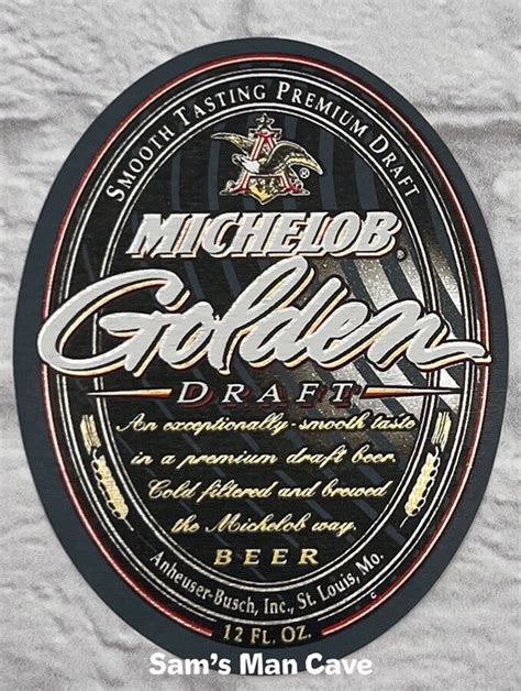 Michelob Golden Draft Beer Label