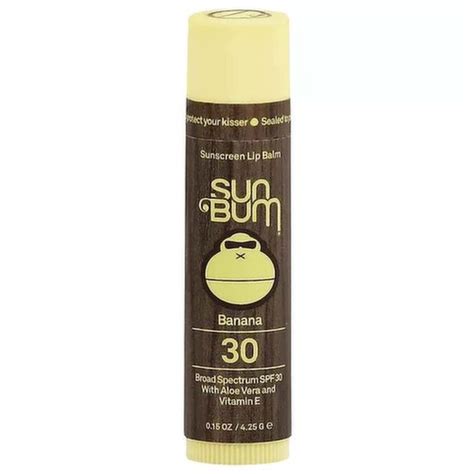 Sun Bum Lip Balm Banana Spf30 Foodland