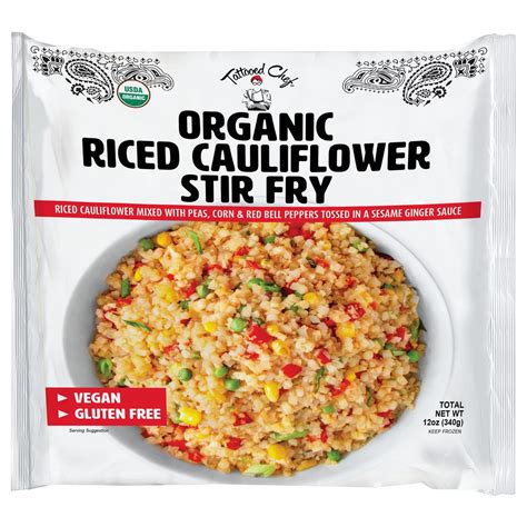 Tattooed Chef Tattooed Chef Organic Riced Cauliflower Stir Fry 12 Oz