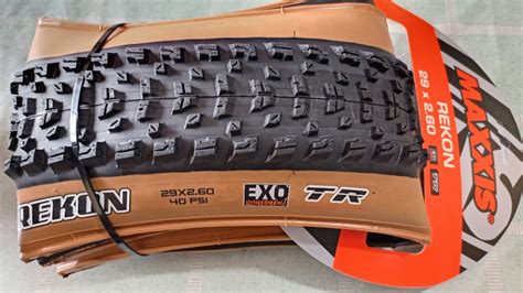 NEUMÁTICO MAXXIS REKON TANWALL 29X2 60 EXO TR KEVLAR 60 TPI Tienda