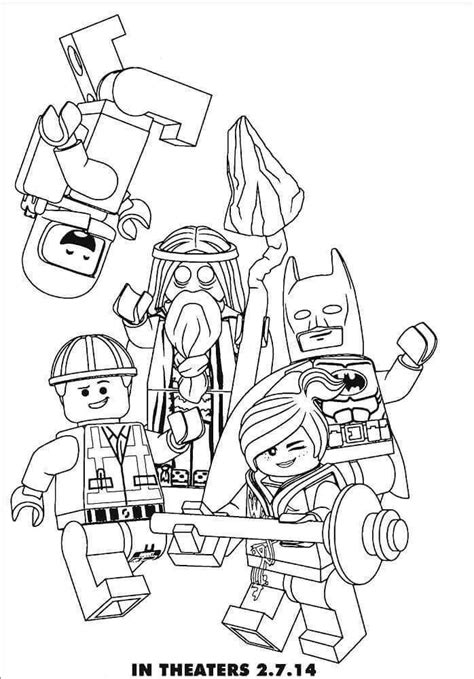 The Lego Movie 2 Coloring Pages Printable PDF - Coloringfolder.com ...