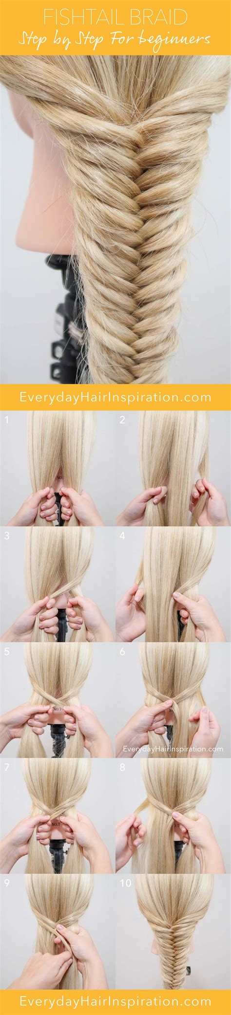 How To Fishtail Braid Everyday Hair Inspiration Fishtail Braid