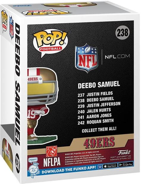 Funko Nfl Pop Football Vinyl Figure 49Ers Deebo Samuel 9Cm Nr 238