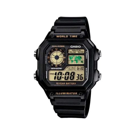 Casio Mens Classic Youth Digital Watch Ae1200wh 1bvdf Buy Online In