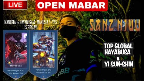 LIVE TOP JUNGLER OPEN MABAR GENDONG LIVE MOBILE LEGENDS YouTube