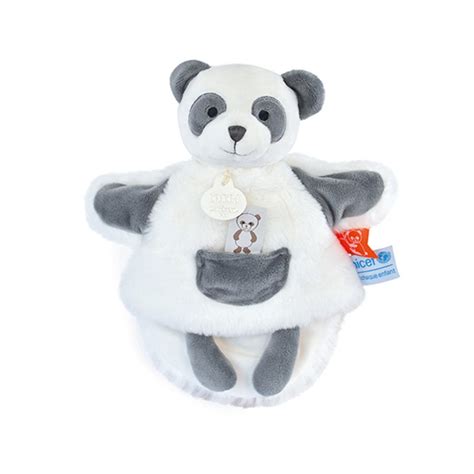 UNICEF Marionnette à main Panda 25 cm Doudou et Compagnie BCD