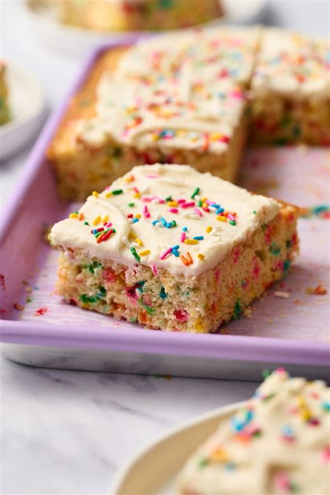 Funfetti Sheet Cake Handle The Heat