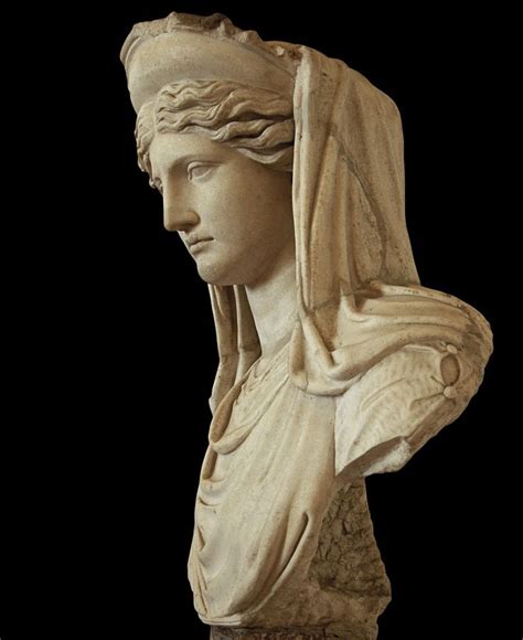 Demeter Marble Roman Copy Of The 2nd Century Ad Palazzo Altemps