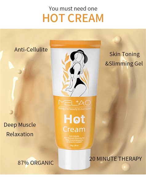 Melao G Portable Hot Cream Cellulite Treatment Belly Fat Burner For