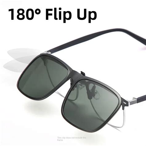 Myopiasun Flip Up Clip On Culos De Sol Lente Anti Reflexo Fotocrom Tico