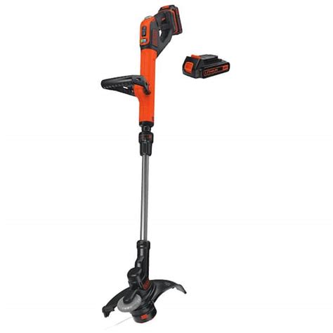 Black Decker V Max Cordless Battery Powered String Trimmer Kit With