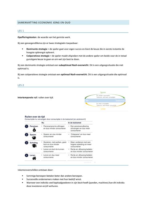 Samenvatting Economie Jong En Oud SAMENVATTING ECONOMIE JONG EN OUD