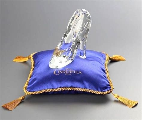 Disney Cinderella Glass Shoes Slipper With Cushion For T Object