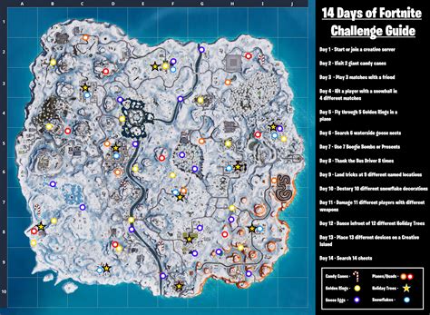 Fortnite Map Locations And Challenges