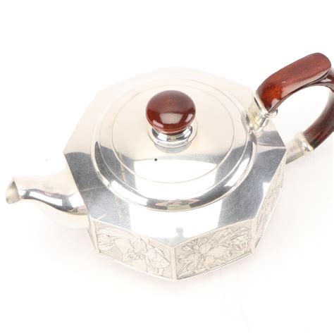 Royal Selangor Pewter Hollowware Teapot with Cream and Sugar Set | EBTH