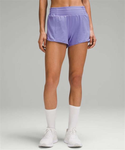 Lululemon Hotty Hot High Rise Lined Short Dark Lavender Lulu Fanatics