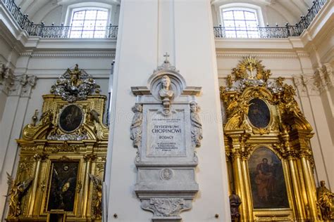 Pillar Containing Frederic Chopin S Heart Inside The Holy Cross Church