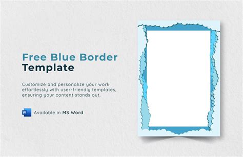 Free Blue Letter Border - Download in Word, Google Docs, PDF ...